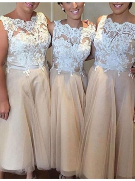A-Line Lace Long Plus Size Wedding Guest Dresses Bridesmaid Dresses 99601223