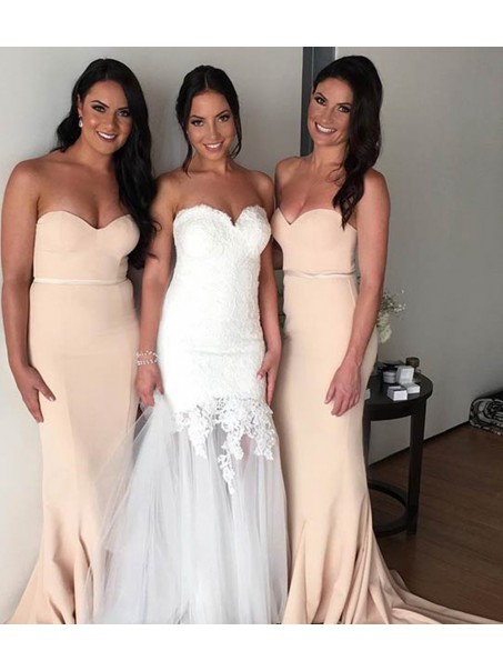 Mermaid Sweetheart Long Wedding Guest Dresses Bridesmaid Dresses 99601229