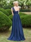 A-Line Long Navy Wedding Guest Dresses Bridesmaid Dresses 99601230