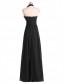 A-Line Halter Burgundy Chiffon Wedding Guest Dresses Bridesmaid Dresses 99601237