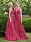 A-Line Lace Chiffon Long Wedding Guest Dresses Bridesmaid Dresses 99601248