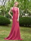 A-Line Lace Chiffon Long Wedding Guest Dresses Bridesmaid Dresses 99601248