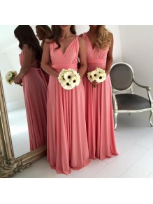 Long Chiffon V-Neck Wedding Guest Dresses Bridesmaid Dresses 99601258 Long Chiffon V-Neck Wedding Guest Dresses Bridesmaid Dresses 99601258