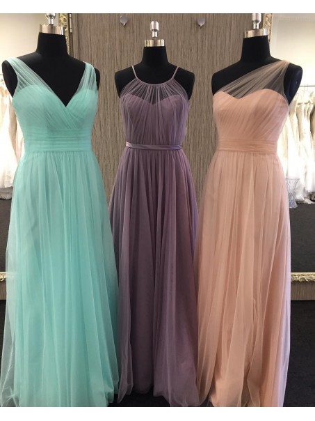 Long Tulle Wedding Guest Dresses Bridesmaid Dresses 99601263