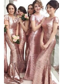 Mermaid Sequins Long Bridesmaid Dresses 99601303 Mermaid Sequins Long Bridesmaid Dresses 99601303