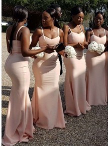 Mermaid Simple Spaghetti Straps Long Bridesmaid Dresses 99601316 Mermaid Simple Spaghetti Straps Long Bridesmaid Dresses 99601316