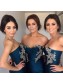 Mermaid Sweetheart Long Bridesmaid Dresses with Lace Appliques 99601327