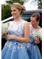 A-Line Lace Long Bridesmaid Dresses 99601328