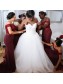 Lace Off-the-Shoulder Bridesmaid Dresses 99601329