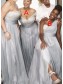 A-Line Beaded One-Shoulder Plus Size Long Bridesmaid Dresses 99601334