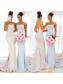 Mermaid Spaghetti Straps Long Bridesmaid Dresses 99601343