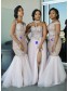Long Lace and Tulle Bridesmaid Dresses 99601349 Long Lace and Tulle Bridesmaid Dresses 99601349