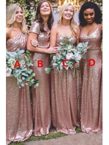 Long Sequins Bridesmaid Dresses 99601351