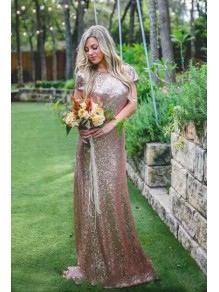 Long Sequins Bridesmaid Dresses 99601352