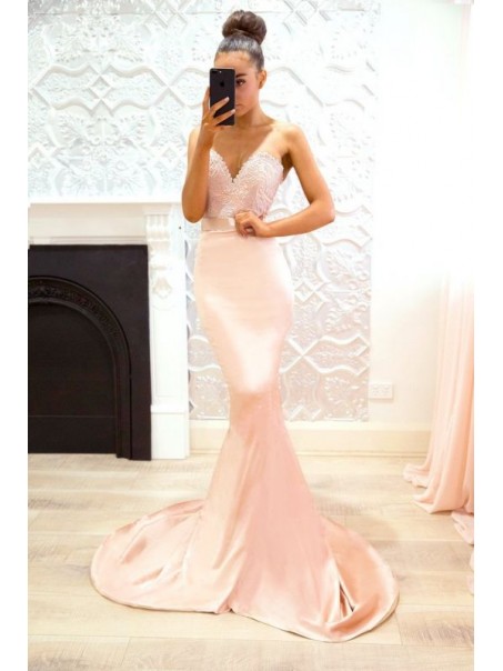 Mermaid Lace V-Neck Long Bridesmaid Dresses 99601358 Mermaid Lace V-Neck Long Bridesmaid Dresses 99601358