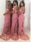 Mermaid Off-the-Shoulder Lace Long Bridesmaid Dresses 99601360 Mermaid Off-the-Shoulder Lace Long Bridesmaid Dresses 99601360