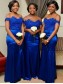 Mermaid Off-the-Shoulder Long Bridesmaid Dresses 99601371