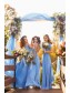 A-Line Chiffon Long Bridesmaid Dresses 99601377