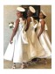 A-Line White Lace Bridesmaid Dresses 99601386