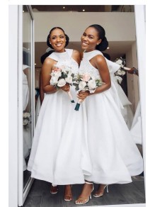 A-Line White Lace Bridesmaid Dresses 99601386 A-Line White Lace Bridesmaid Dresses 99601386