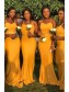 Mermaid Spaghetti Straps Long Bridesmaid Dresses 99601387