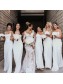 Sheath Spaghetti Straps Long Bridesmaid Dresses 99601389