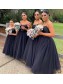 A-Line Spaghetti Straps Long Bridesmaid Dresses 99601391