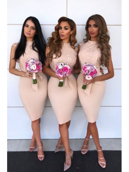 Short Lace Knee Length Bridesmaid Dresses 99601399 Short Lace Knee Length Bridesmaid Dresses 99601399