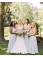 A-Line Spaghetti Straps Long Bridesmaid Dresses 99601400