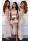 Mermaid Lace long Sleeves Bridesmaid Dresses 99601401