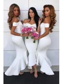Mermaid Off-the-Shoulder Bridesmaid Dresses 99601402