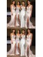 Memraid V-Neck Long Bridesmaid Dresses with Slit 99601407
