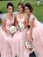 A-Line Lace and Chiffon Floor Length Bridesmaid Dresses 99601420