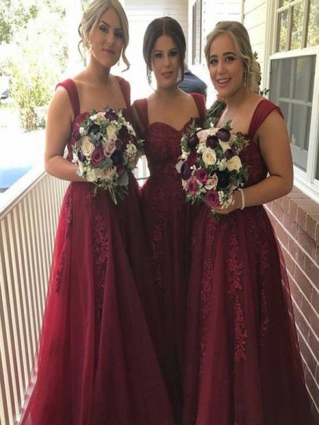 A-Line Lace Long Floor Length Bridesmaid Dresses 99601426 A-Line Lace Long Floor Length Bridesmaid Dresses 99601426