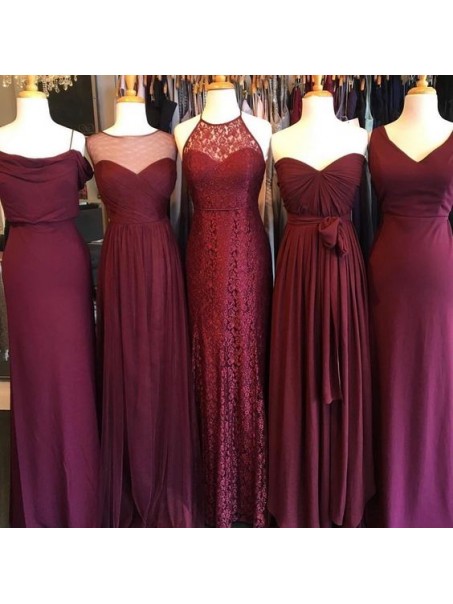 Affordable Long Floor Length Bridesmaid Dresses 99601454