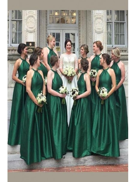 A-Line Floor Length Bridesmaid Dresses 99601458