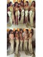 Sheath Sequins Floor Length Bridesmaid Dresses 99601470
