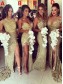 Sheath Sequins Floor Length Bridesmaid Dresses 99601470