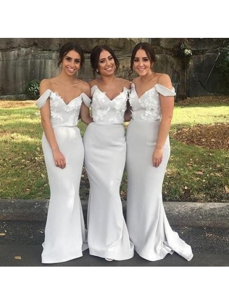 Mermaid Off-the-Shoulder Long Floor Length Bridesmaid Dresses 99601472 Mermaid Off-the-Shoulder Long Floor Length Bridesmaid Dresses 99601472