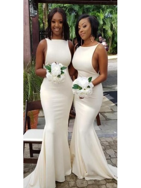 Long Mermaid Floor Length Bridesmaid Dresses 99601478