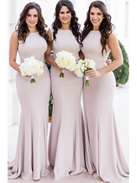 Mermaid Long Floor Length Bridesmaid Dresses 99601489