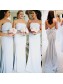 Mermaid Strapless Long Floor Length Bridesmaid Dresses 99601490