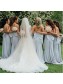 Mermaid Strapless Long Floor Length Bridesmaid Dresses 99601490
