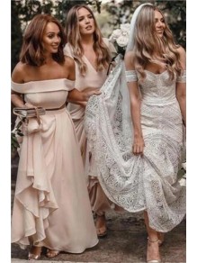 Affordable Long Floor Length Bridesmaid Dresses 99601493