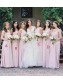 A-Line Long Chiffon Floor Length Bridesmaid Dresses 99601495