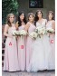 A-Line Long Chiffon Floor Length Bridesmaid Dresses 99601495