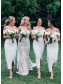 Sheath Off-the-Shoulder Bridesmaid Dresses 99601496