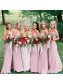 Sheath Spaghetti Straps Floor Length Bridesmaid Dresses 99601498