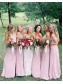 Sheath Spaghetti Straps Floor Length Bridesmaid Dresses 99601498