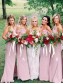 Sheath Spaghetti Straps Floor Length Bridesmaid Dresses 99601498